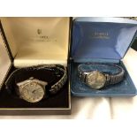 GENTS EVERITE WRIST WATCH ON EXPANDING STRAP AND ONE OTHER WATCH A/F