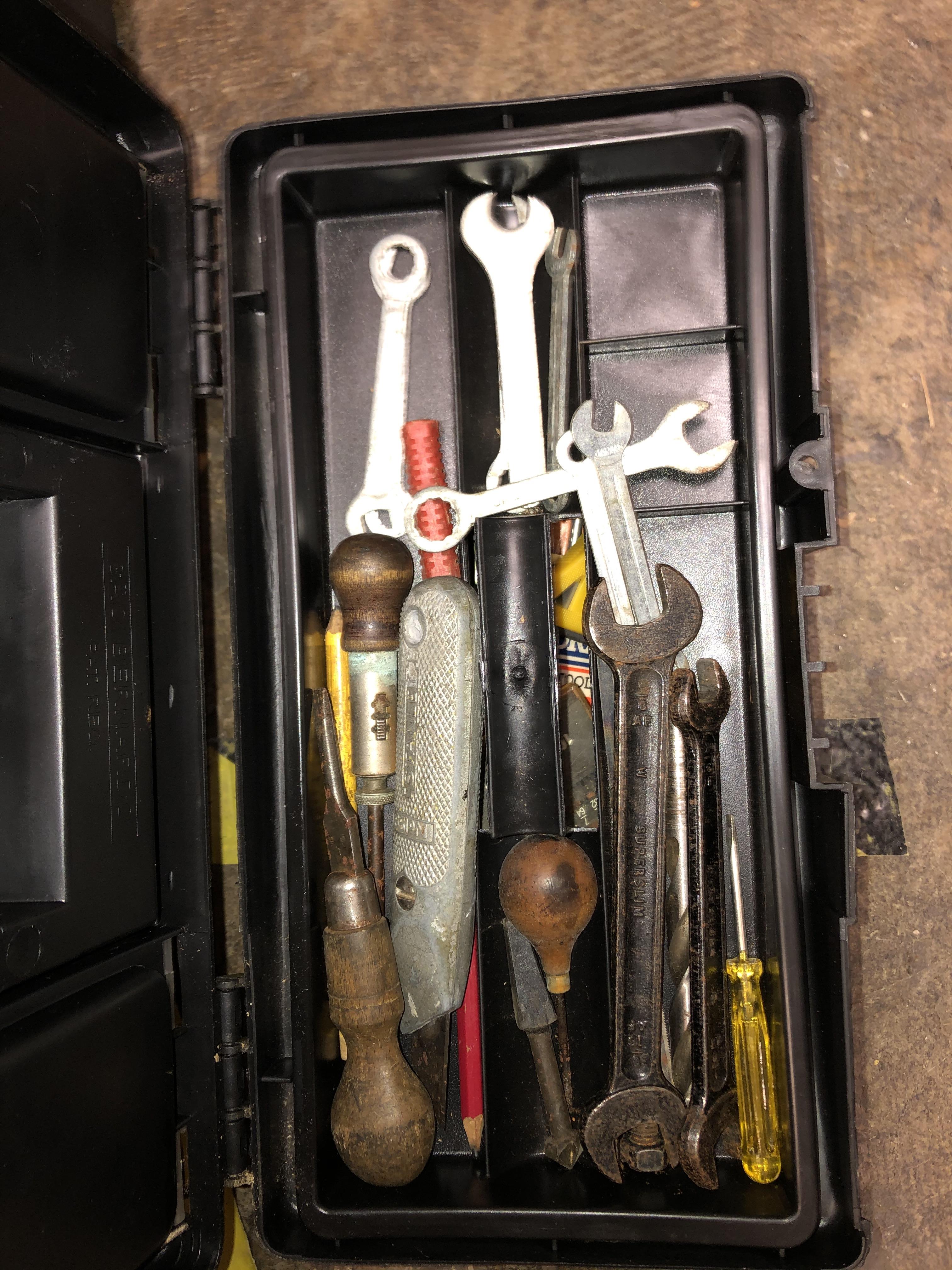 THREE TOOLBOXES AND CONTENTS, DRILL BITS, SCREWDRIVERS, - Image 4 of 4