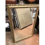 GILT FRAMED MIRROR,