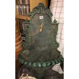 CAST IRON VERDI GRIS WATER FEATURE WITH TAP