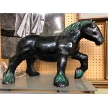 POTTERY SHIRE HORSE,