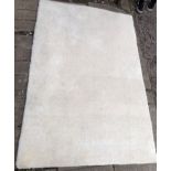 CREAM SHAGPILE RUG