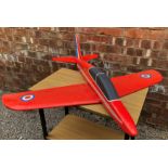 SCALE MODEL RED RAF PLANE