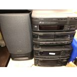 AIWA STEREO SYSTEM WITH SPEAKERS
