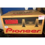 BOXED PIONEER HI-FI SYSTEM WITH SURROUND SPEAKERS