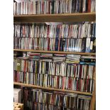 FOUR SHELVES OF CLASSICAL CDS