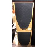 PAIR OF BEECH CASED MISSION M71 SPEAKERS