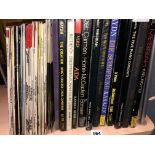 HALF A SHELF OF VINYL LPS INCLUDING CHAMBER MUSIC,