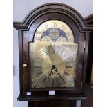 DARK OAK REPRODUCTION LONG CASE CLOCK