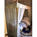 LIGHT BEECH FOUR POSTER BED,