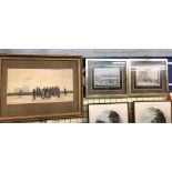 PAIR OF LOWRY PRINTS AND ONE OTHER