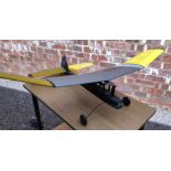 KILCRAFT SCALE MODEL HALO PLANE (GREY AND YELLOW)