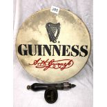 GUINNESS ADVERTISING DRUM AND AN OPTIC/BEER PULL