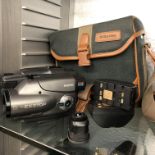 SANYO VMEX 37OP VIDEO CAMCORDER WITH SPARE BATTERY PACK IN TRAVEL BAG