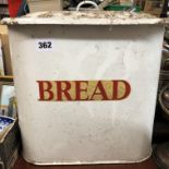 VINTAGE ENAMEL BREAD BIN