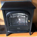 DIMPLEX ELECTRIC LOG EFFECT STOVE FIRE