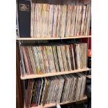 THREE SHELVES OF VINYL LPS STEREO VARIOUS CLASSICAL,