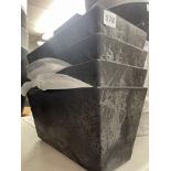 ARTSTONE DRAINAGE SYSTEM CHARCOAL TROUGHS X 4,