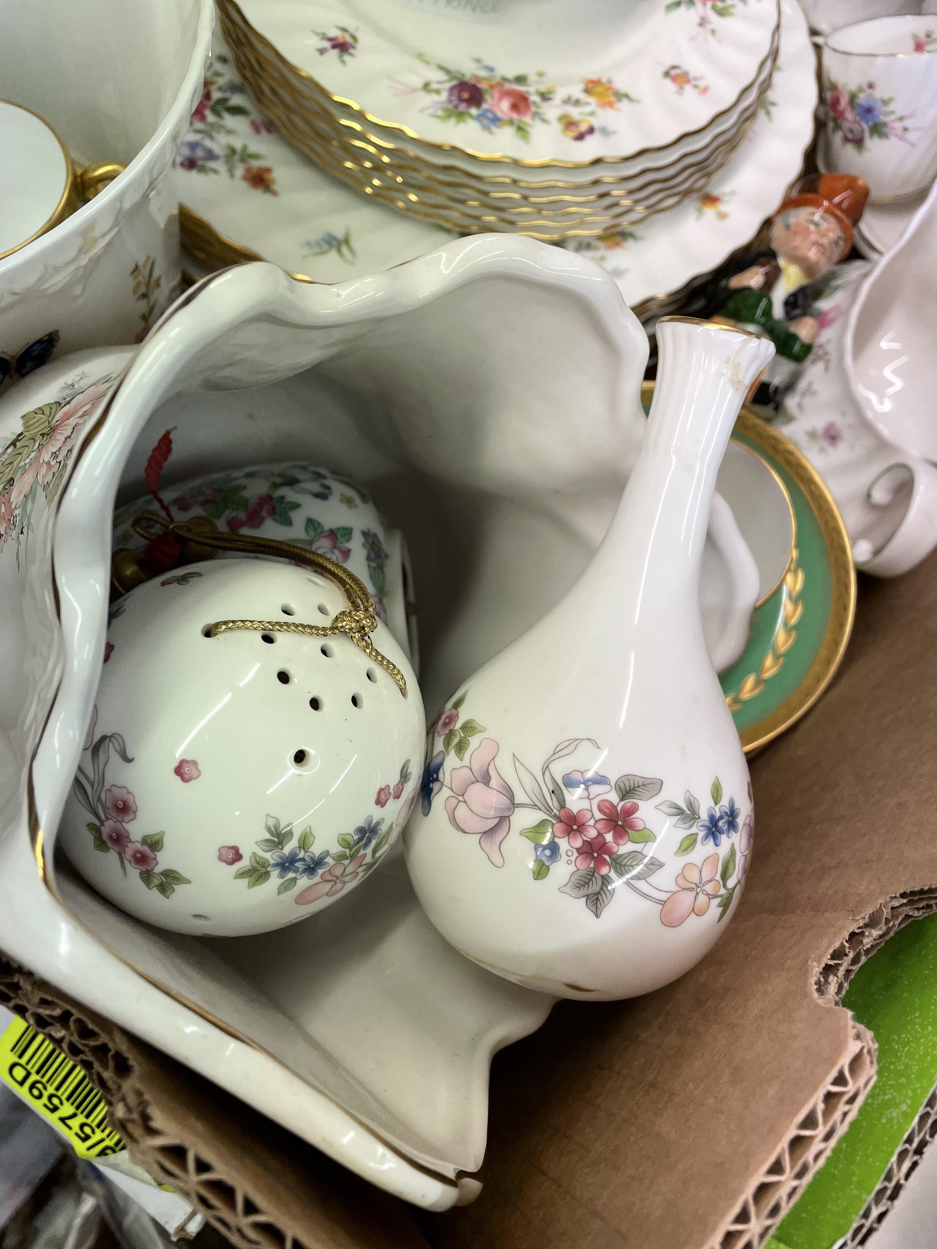 CARTON - ROYAL DOULTON COFFEE CANS, MINTON BONE CHINA PLATES AND SAUCERS, - Image 2 of 8