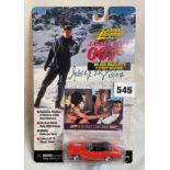 PLAYING MANTIS JAMES BOND 007 ON HER MAJESTY'S SECRET SERVICE DIECAST CAR IN BLISTER PACK,