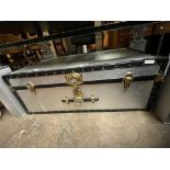 SILVERED CABIN TYPE TRUNK