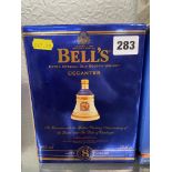 BOXED BELLS SCOTCH WHISKY DECANTER