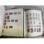 TWO VISCOUNT STAMP ALBUMS,