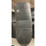 SMALL ARTSTONE DRAINAGE SYTEM CHARCOAL PLANTERS X 5