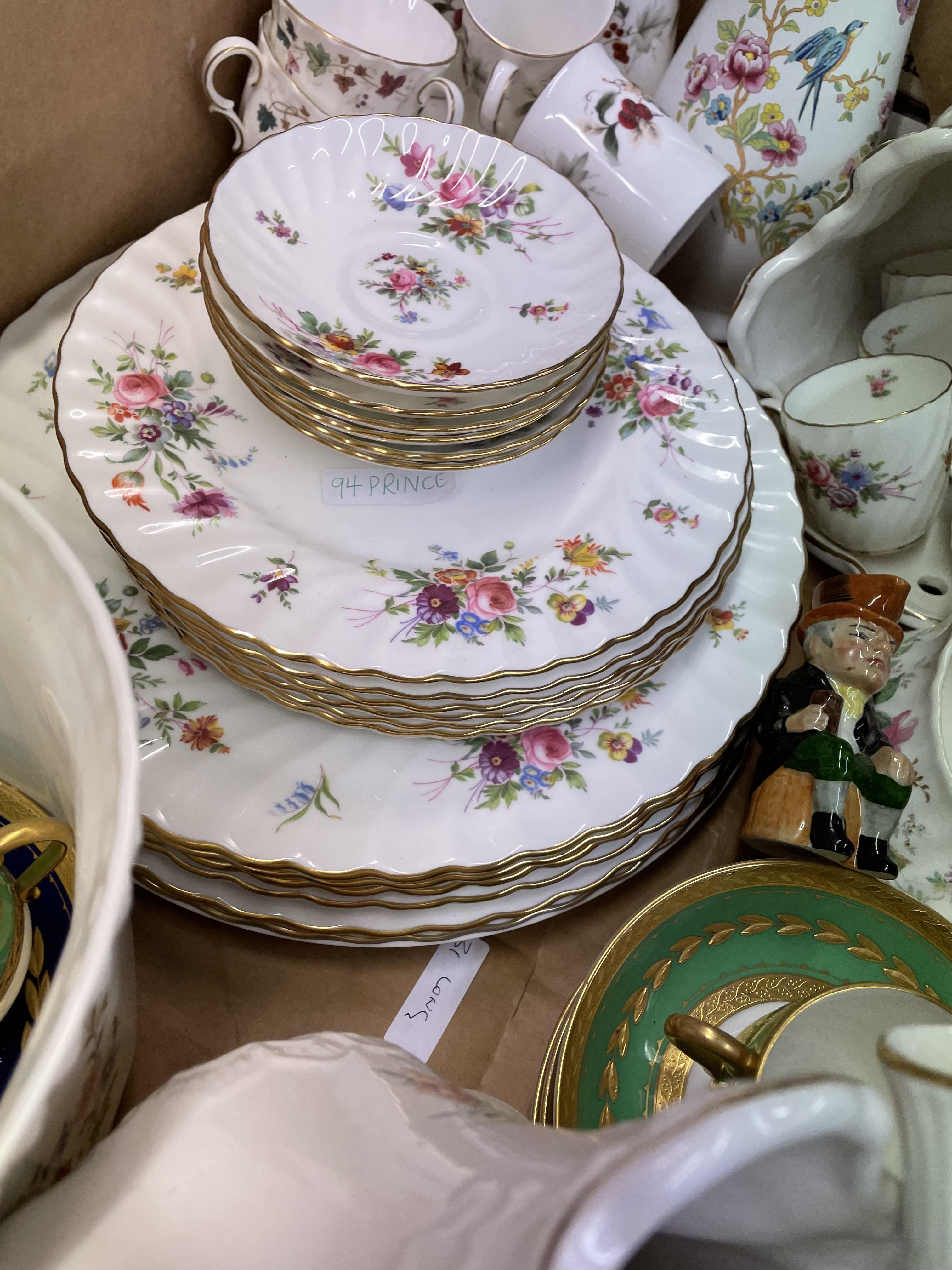 CARTON - ROYAL DOULTON COFFEE CANS, MINTON BONE CHINA PLATES AND SAUCERS, - Image 3 of 8