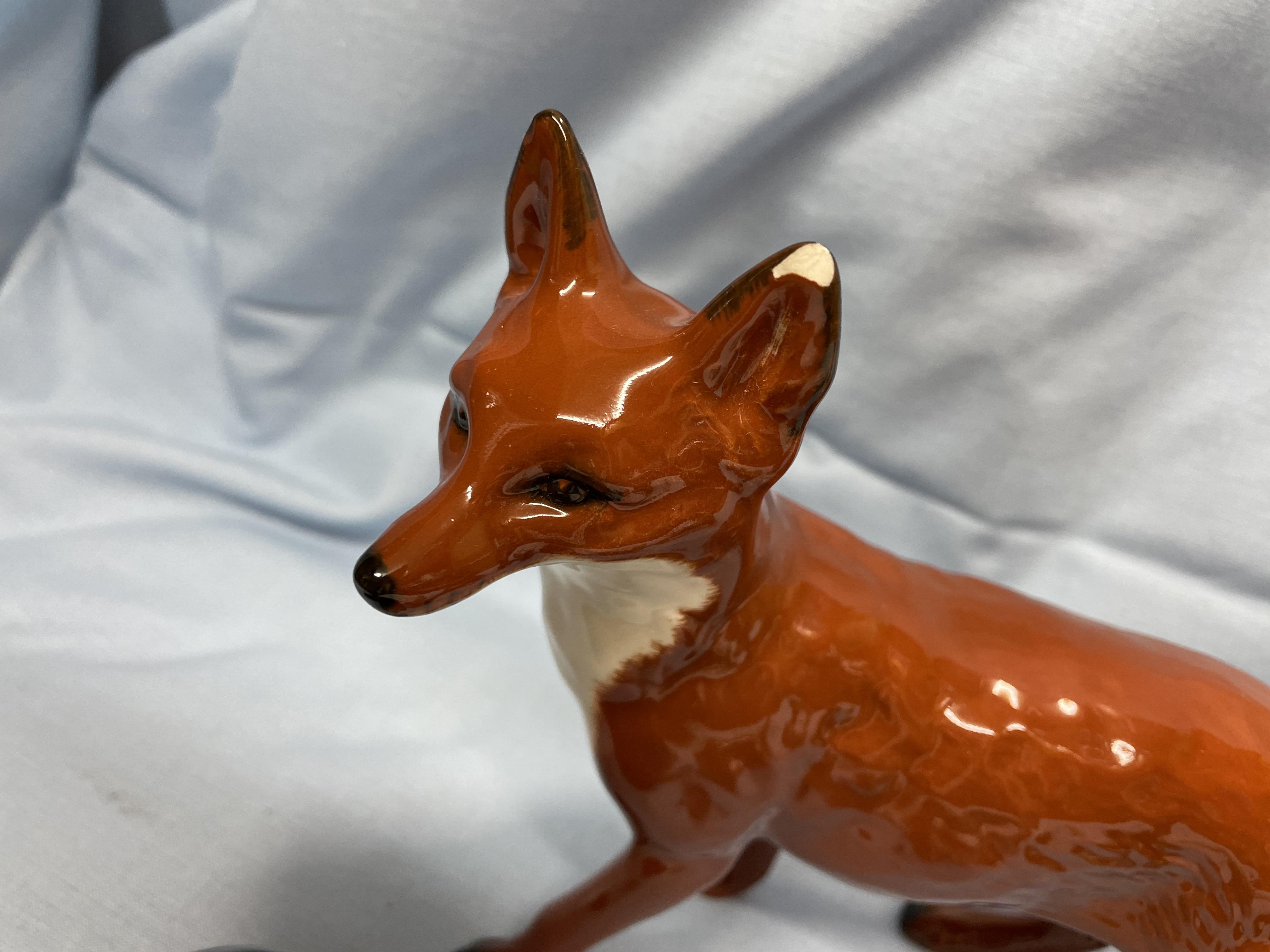 BESWICK FOX, GOEBEL RABBIT AND PUPPY, - Image 3 of 6