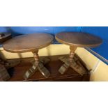 PAIR OF OAK OLD CHARM MINIATURE SIDE TABLES