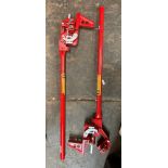 TWO CLARKE'S STRONG ARM 48INCH FARM JACKS