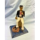 LANDS NAVY RUM PUBLIC HOUSE ADVERTISING FIGURAL MASCOT