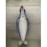 MURANO PENGUIN VASE A/F