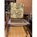 OAK ROCKING ARMCHAIR