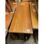 TEAK DROP FLAP DINING TABLE