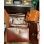 LEATHER BRIEF CASES AND ATTACHE CASE