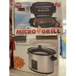 ELEMENTS SLOW COOKER AND MICRO GRILL