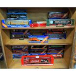 DIE CAST MODELS COCA COLA TRUCK, CORGI EDDIE STOBART TRUCKS, SUPER HAULERS,