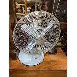 SKYBLUE ENAMEL TABLE TOP FAN