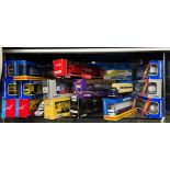 WHOLE SHELF OF BOXED CORGI ND SUPER HAULER'S DIECAST MODELS