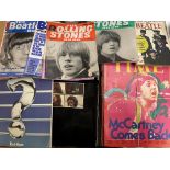 SMALL SELECTION OF BEATLES AND PAUL MCCARTNEY WINGS BOOKS,