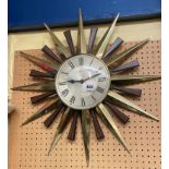 METEMAC STARBURST WALL CLOCK