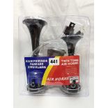 BOXED TWIN TONE AIR HORN KIT