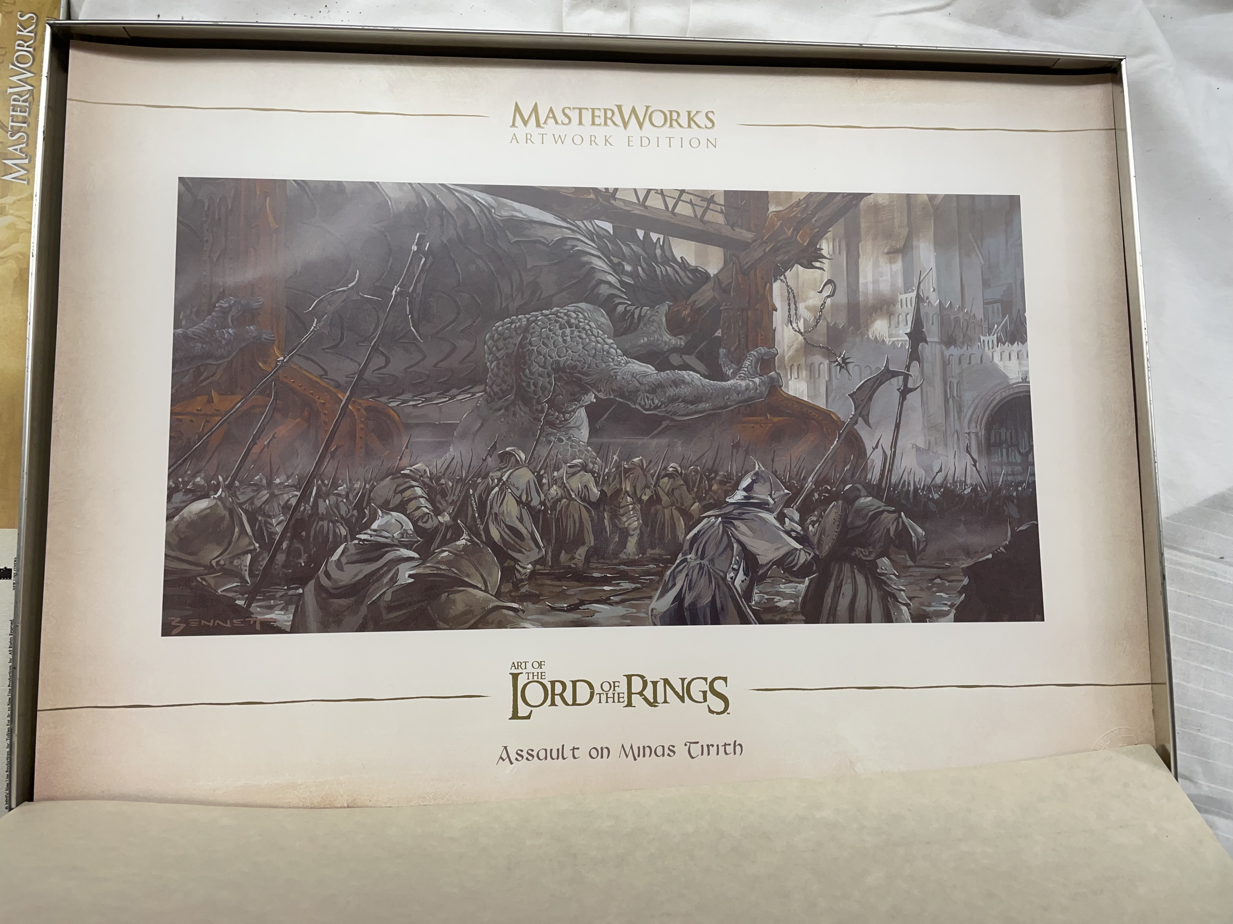 LIMITED EDITION MASTERWORKS ART OF "THE LORD OF THE RINGS" 30 PIECE LITHOGRAPHIC PRINT COLLECTION - Image 3 of 5