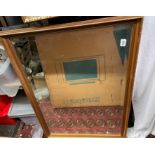 LARGER GILT MOULDED BEVEL FRAMED MIRROR