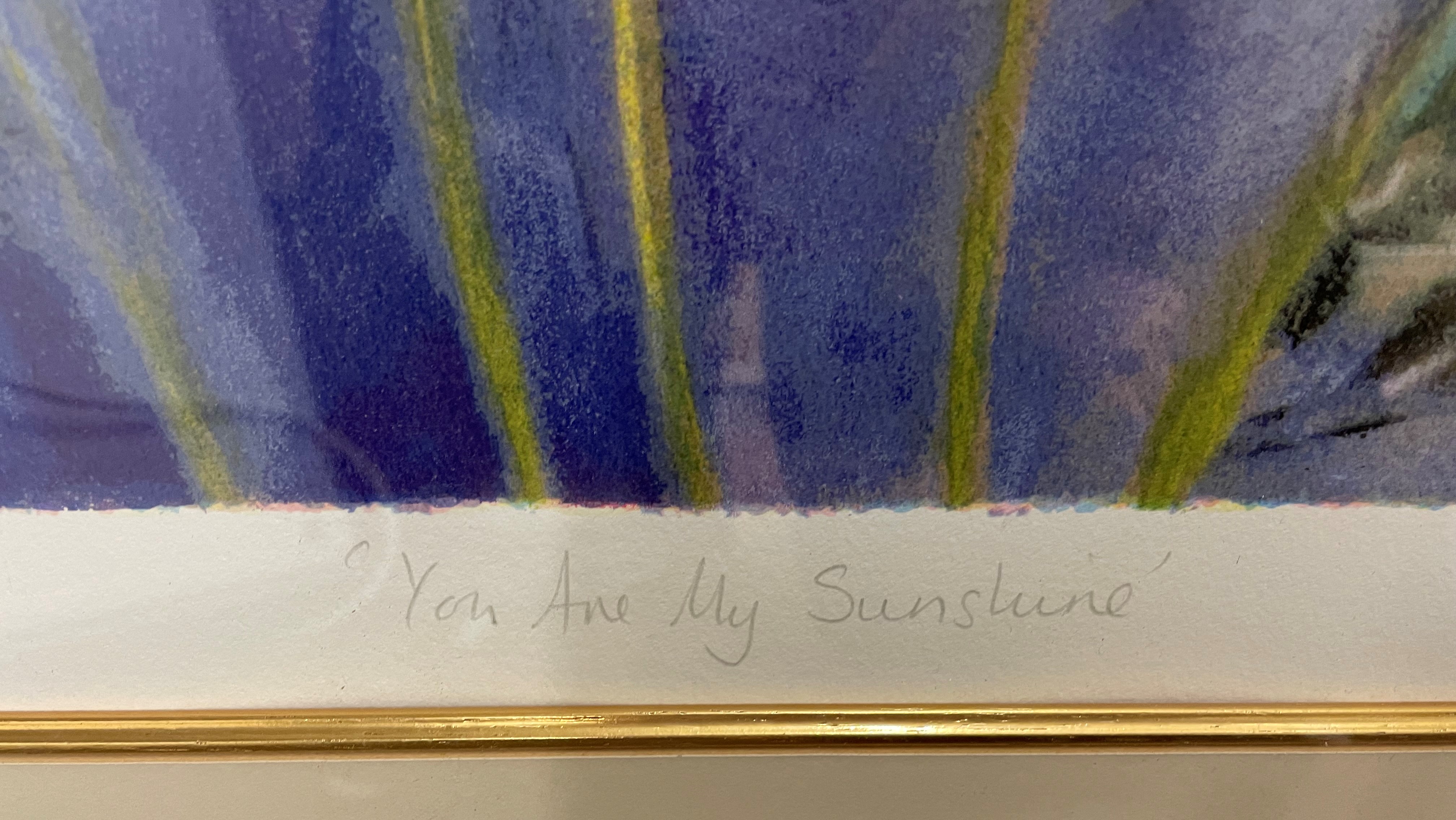 LIMITED EDITION PRINT BY J K WHATMORE 105/395 YOU ARE MY SUNSHINE FRAMED AND GLAZED 63 X 63 - Image 4 of 5