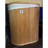 SHAKER STYLE OVAL LINEN BIN