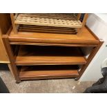 1970S-80S TEAK TROLLEY