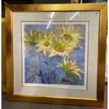 LIMITED EDITION PRINT BY J K WHATMORE 105/395 YOU ARE MY SUNSHINE FRAMED AND GLAZED 63 X 63